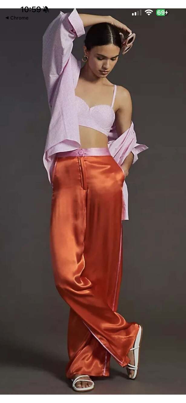 Corey Lynn Calter satin pants